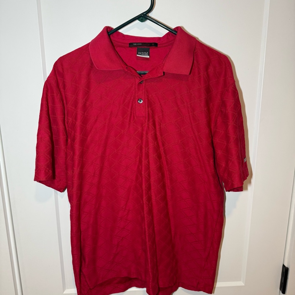 Vintage Tiger Woods Lightweight, Breathable Performance Golf Polo.